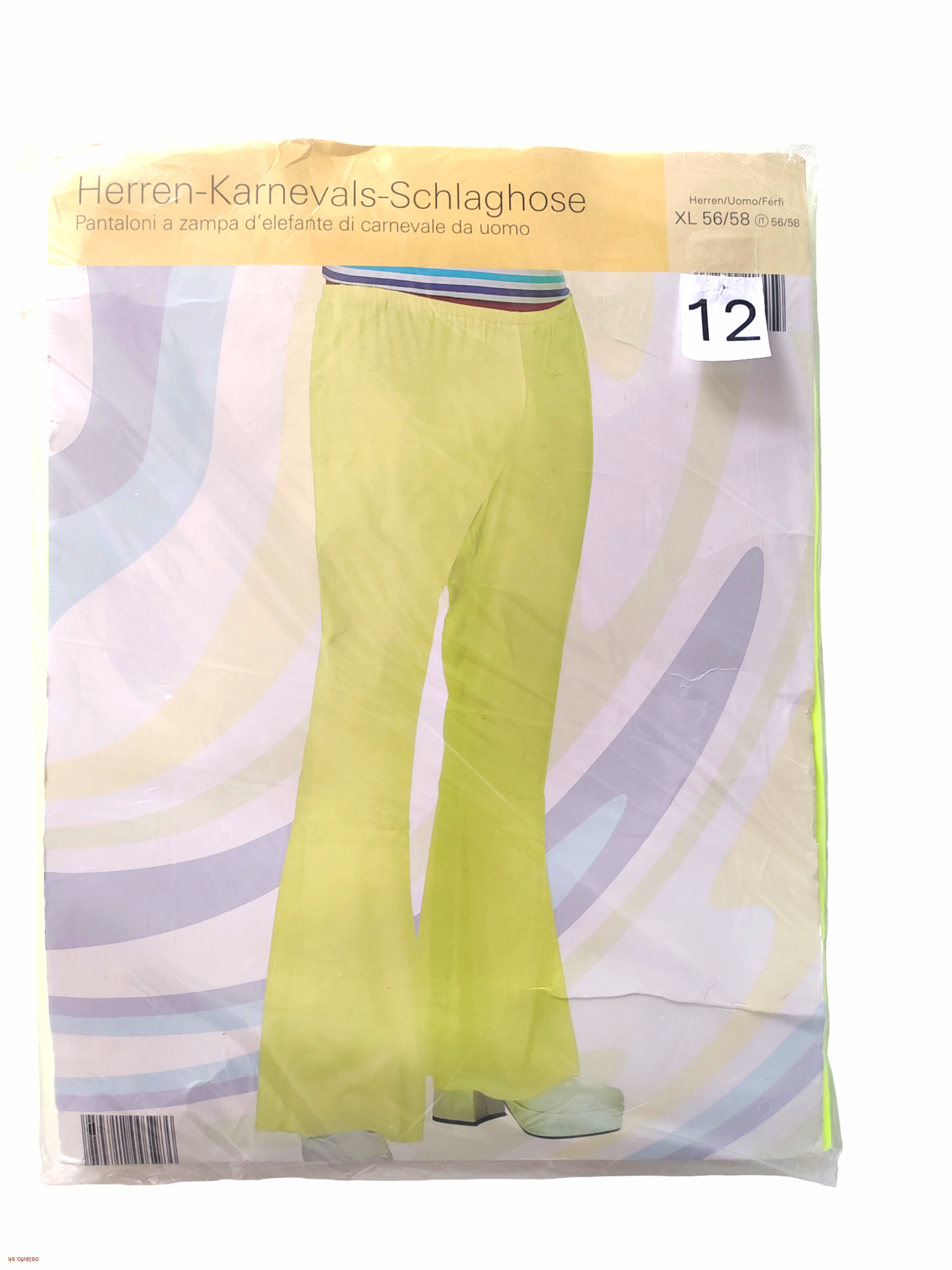 Široké Twistové Nohavice Kostým NEON XL 56/58