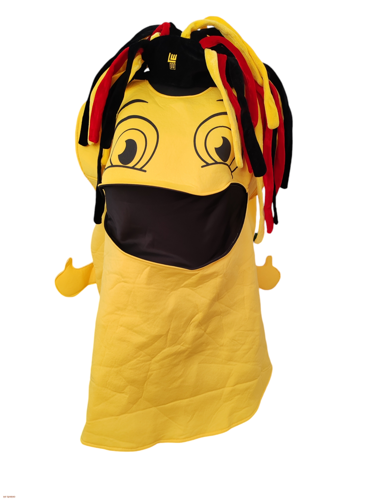 Kostým žltý maskot UNI