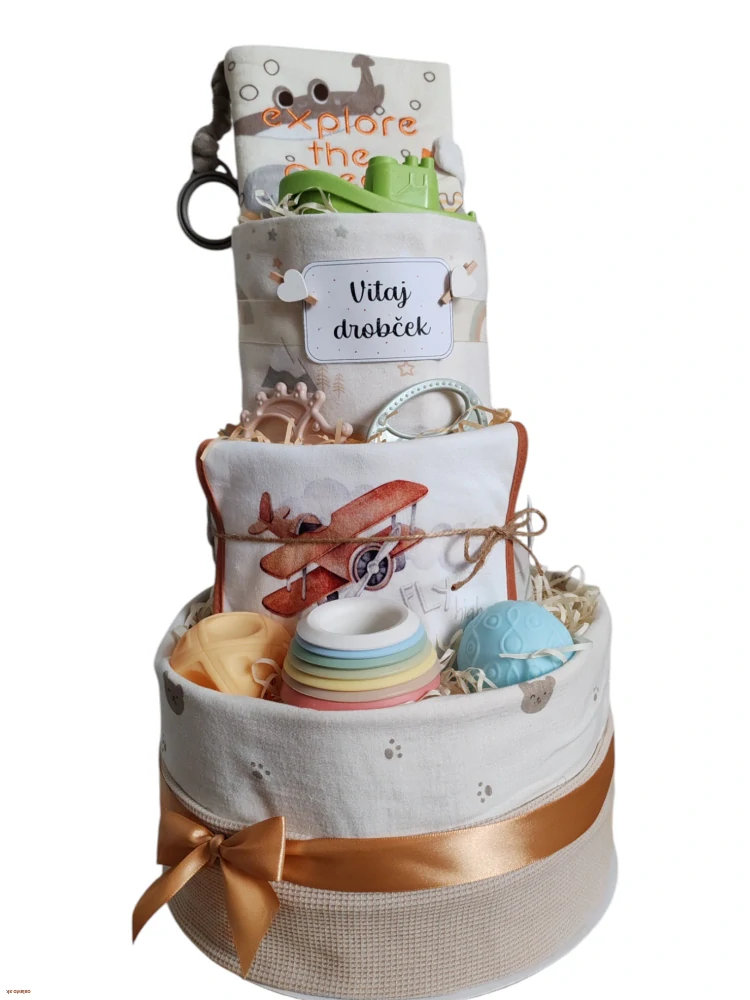 PLIENKOVÁ TORTA PRE CHLAPCA - VITAJ DROBČEK