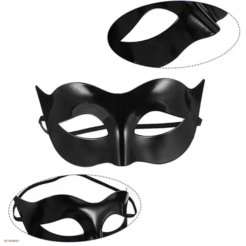 Maska škraboška čierna