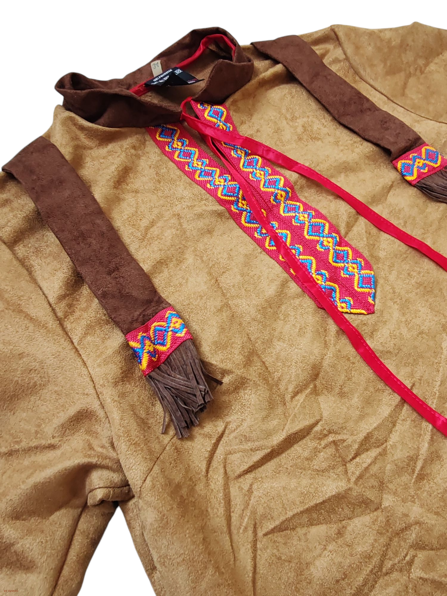 Kostým dospelý košeľa indián S/M, 36/38