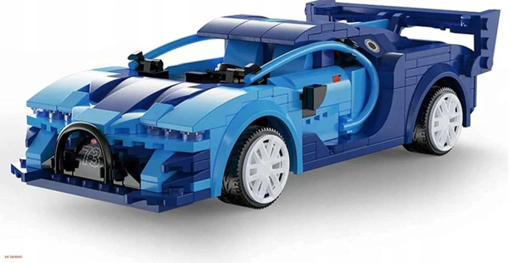 RC stavebnica - CaDA auto Blue Race Car