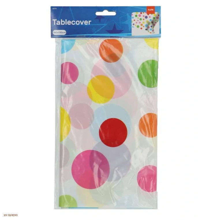 PLASTOVÝ PARTY OBRUS FUN 130 X 180 CM
