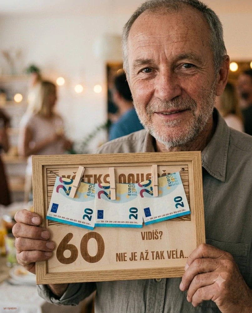 Tabuľka na darovanie peňazí - k 45.NARODENINÁM