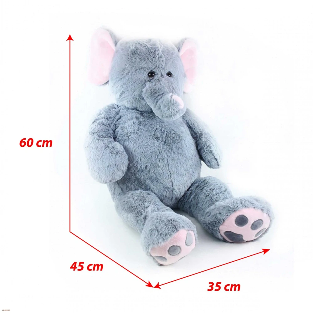 VEĽKÝ PLYŠOVÝ SLON / 100 CM 