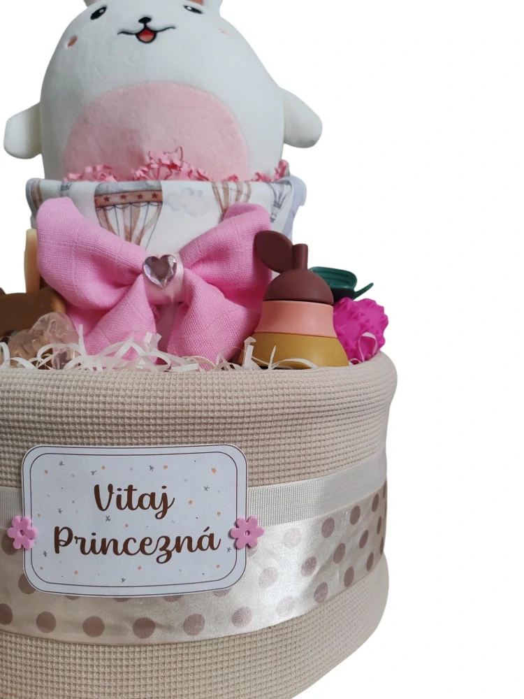 PLIENKOVÁ TORTA PRE DIEVČATKO- VITAJ PRINCEZNÁ