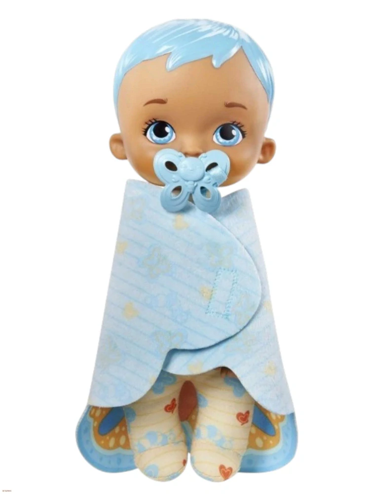Bábika My Garden Baby™ Motýlie bábätko modré – mäkká voňavá pre deti
