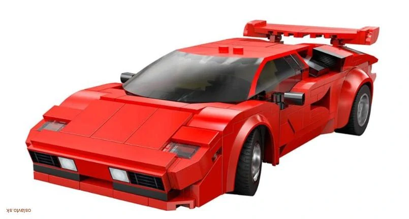 RC stavebnica CaDA kocky Red Shadow športové auto 328 dielov 
