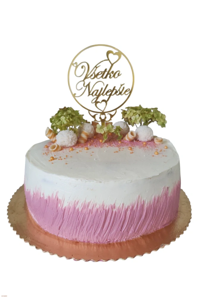 ZÁPICH DO TORTY VŠETKO NAJLEPŠIE / STRIEBORNÝ KRUH