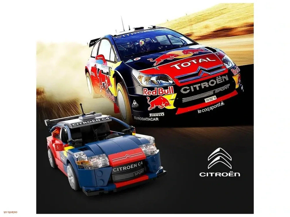 RC stavebnica - CaDA auto rally Citroën C4 WRC 2008