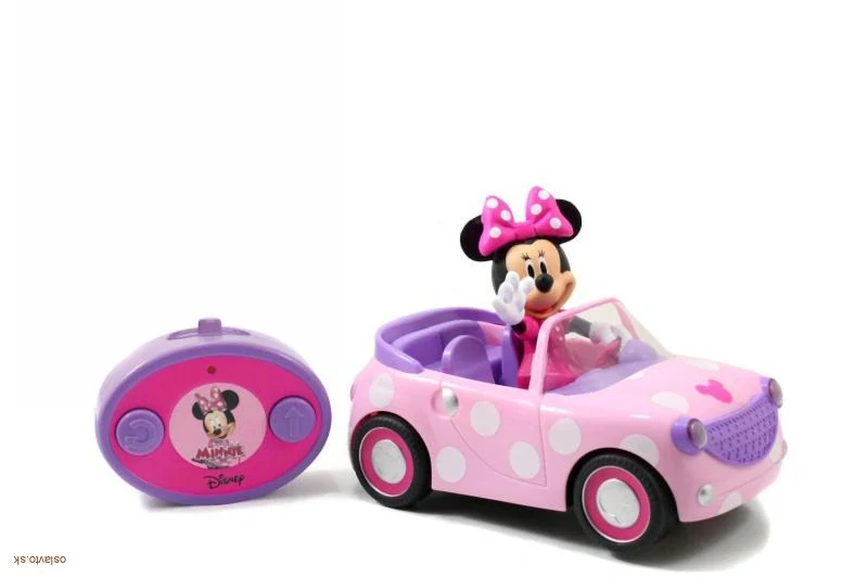 Rc auto na diaľkové ovládanie Minnie Roadster ružové