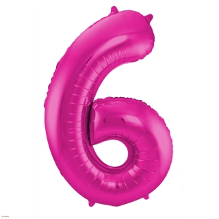 FOLIOVÁ ČÍSLICA - RUŽOVÁ / MAGENTA 6 - 86 CM
