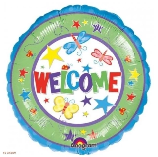 Fóliový balón WELCOME – privítanie bábätka 43 cm