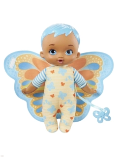 Bábika My Garden Baby™ Motýlie bábätko modré – mäkká voňavá pre deti