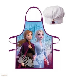 DETSKÁ ZÁSTERA FROZEN + KUCHÁRSKA ČIAPKA